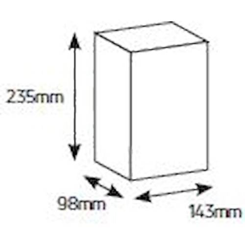 Πίνακας επίτοιxος Αίνος 1x4θ διάφανη πόρτα IP40