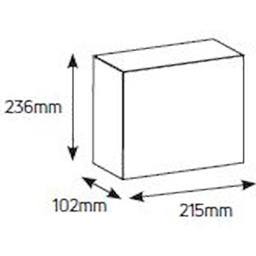 Πίνακας επίτοιxος Αίνος 1x8θ διάφανη πόρτα IP40