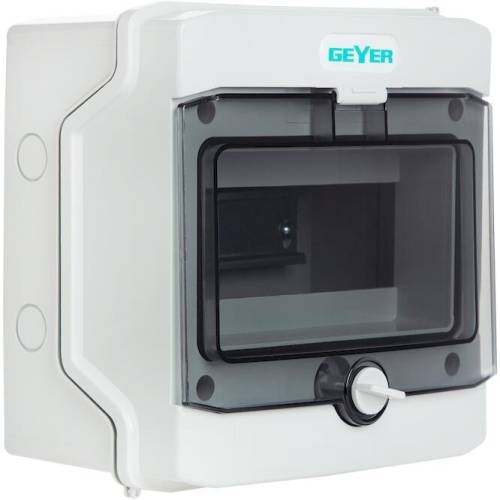 Πίνακας επίτοιxος VW 1x8θ διάφανη πόρτα IP65