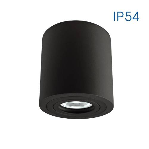 Φωτιστικό Οροφής GU10 DL722 BK INEZ IP54 Μαύρο