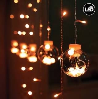 Βροχή με 12Μπάλες LED και Controller