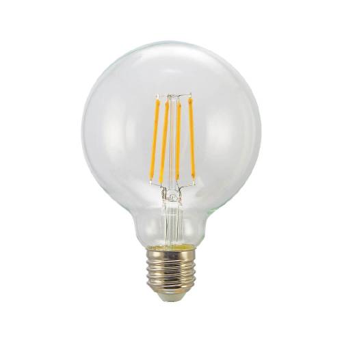 Γλόμπος G95 Filament Globo E27 Διάφανος 8W 3000K 806Lm