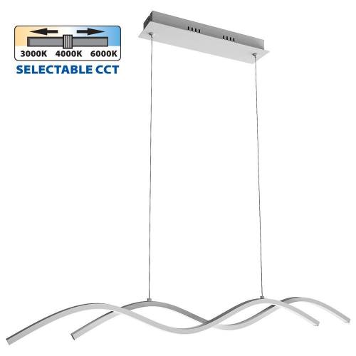 Φωτιστικό Κρεμαστό Loara LED 27W CCT-Switch Λευκό