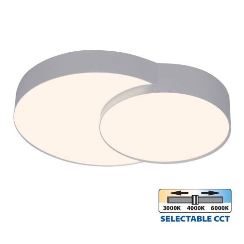Φωτιστικό Οροφής PEBBLE LED 35W CCT-Switch Λευκό