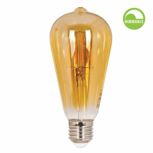 Λάμπα LED FILAMENT DEY VINTAGE DV64 6W E27 2700K Dimmable
