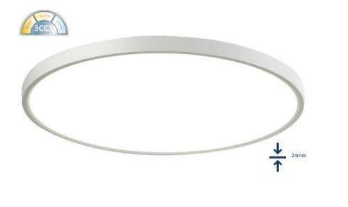 ΦΩΤΙΣΤΙΚΟ LED 24W ΣΤΡΟΓΓΥΛΟ 3CCT ΛΕΥΚΟ Φ30 2880L