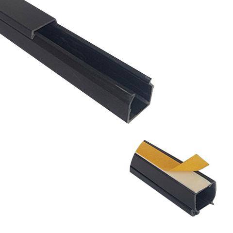 ΚΑΝΑΛΙ 25χ16mm ΑΥΤΟΚΟΛΛΗΤΟ   ΜΑΥΡΟ LINEME.EU