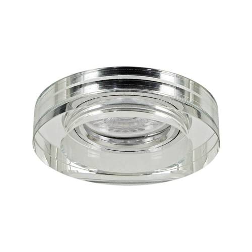 Σποτ Γυάλινο Κυκλικό Ασημί SL420 SR CRYSTAL