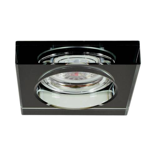 Σποτ Γυάλινο Τετράγωνο Μαύρο SL421 BK CRYSTAL