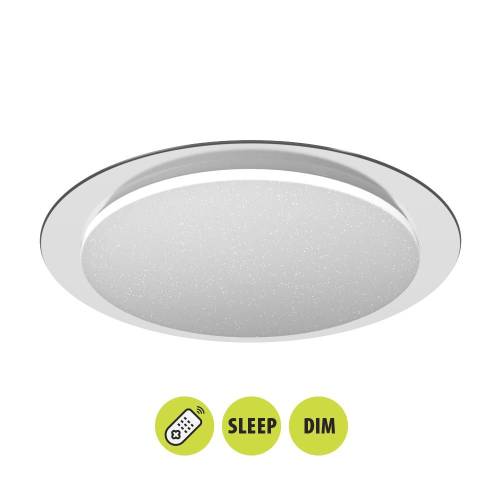 Τηλεχειριζόμενο Φωτιστικό Οροφής Athena LED 60W 3000-6400K