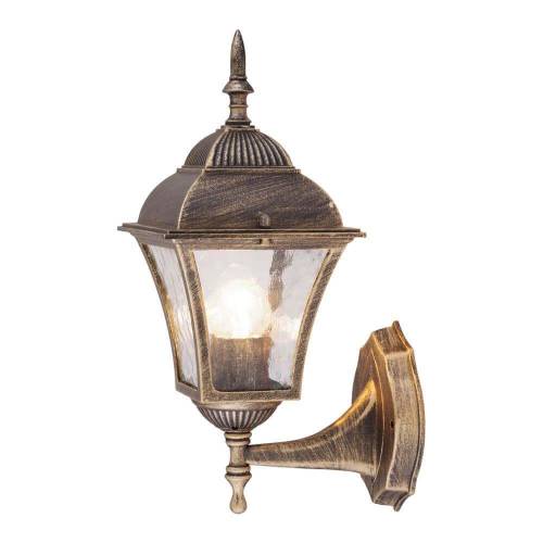 Φανάρι Επίτοιχο (Up) Ε27 Antique-Brass IP44