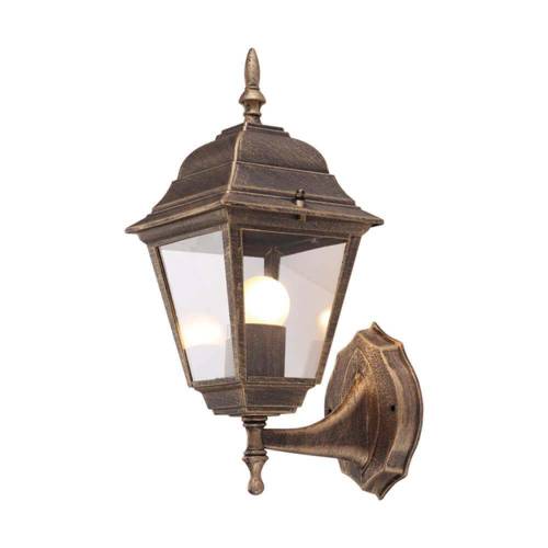Φανάρι Επίτοιχο (Up) Ε27 Antique-Brass IP44
