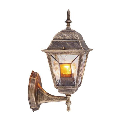 Φανάρι Επίτοιχο (Up) Ε27 Antique-Brass IP44