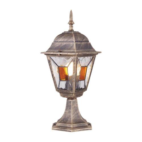 Φανάρι Δαπέδου Ε27 Antique-Brass IP44