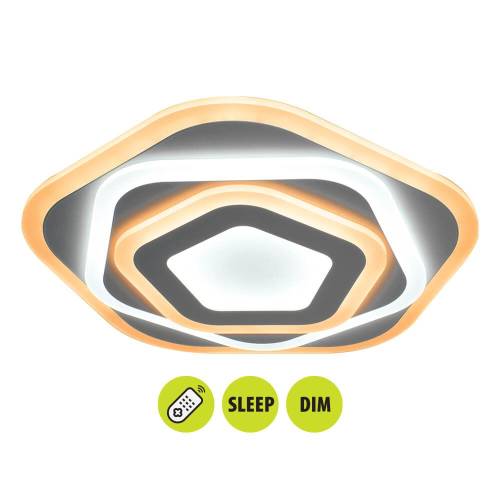 Τηλεχειριζόμενο Φωτιστικό Οροφής Lidia LED 77W 3000-6400K