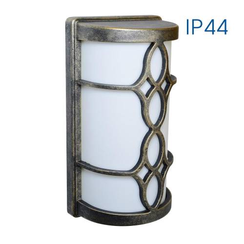 Φωτιστικό Επίτοιχο DAKAR Ε27 Antique-Brass IP44