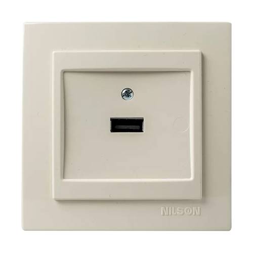 Πρίζα USB Μπεζ