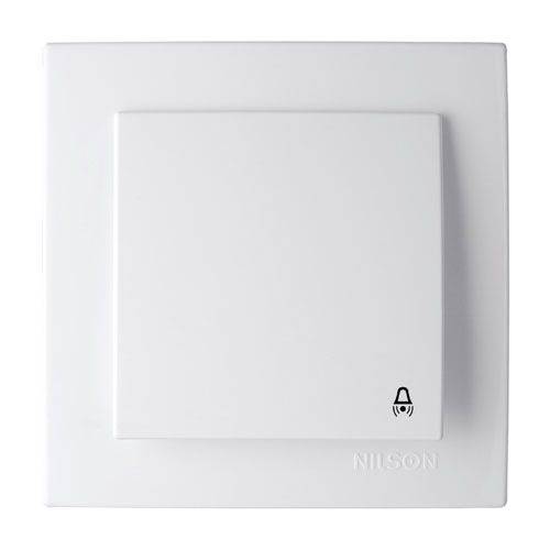 Μπουτόν Κουδουνιού 12V-220V Λευκό