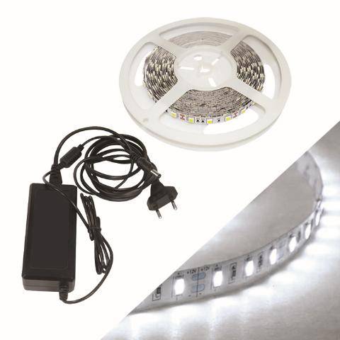 Set Ταινία LED 5m 72W 6400K με Τροφοδοτικό IP65