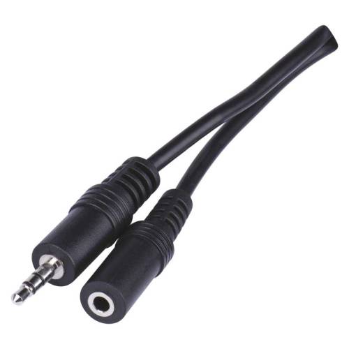 Καλώδιο Ήχου Jack 3,5mm Αρσενικό-Θηλυκό 2,5m