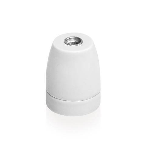 Ντουί Ε27 Πορσελάνης Λευκό