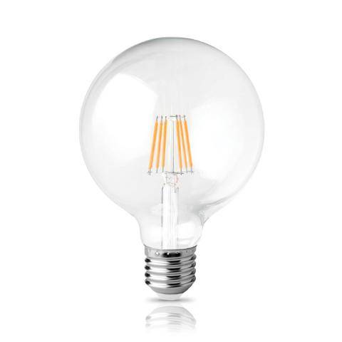 Γλόμπος G95 Filament Διάφανος 11W E27 4000K 1100Lm