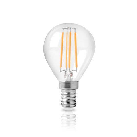 Σφαιρικό Filament Διάφανο 6W E14 4000K 520Lm