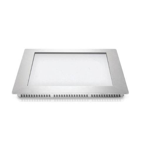 Φωτιστικό LED Panel Χωνευτό 18W 6500K 1530Lm Τετράγωνο 20x20cm Τιτάνιο