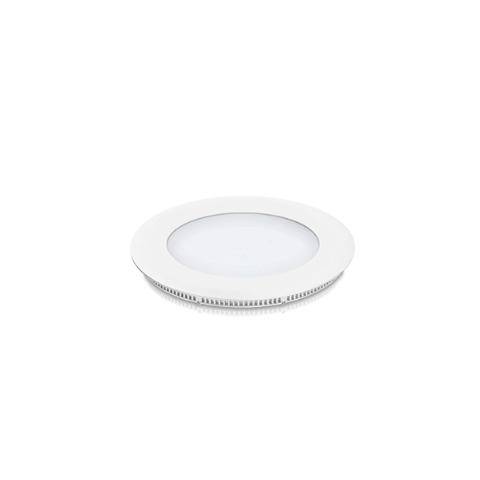 Φωτιστικό LED Panel Χωνευτό 6W 6500K 510Lm Κυκλικό Ø12cm Λευκό
