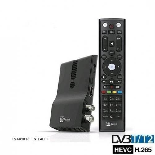 Επίγειος Δέκτης TELE System TS6810RF STEALTH - DVB T2 H.265