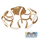 Φωτιστικό Οροφής MEANDRA-C LED 54W CCT-Switch Χρυσό